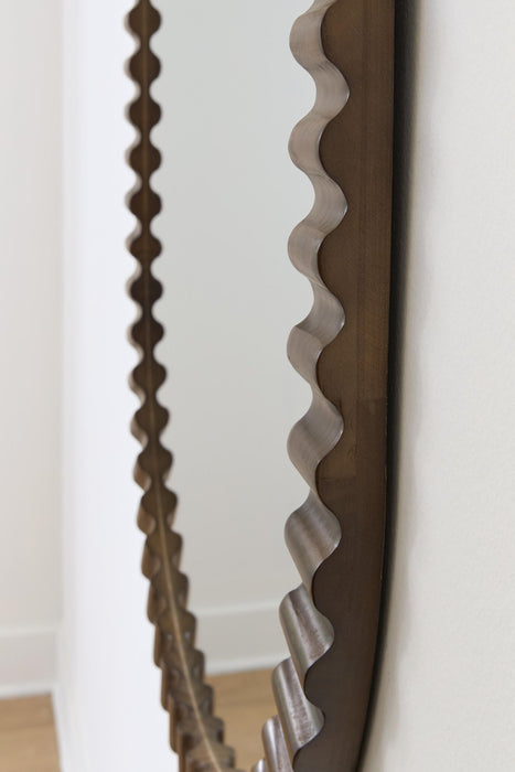 Clorington - Accent Mirror - Dark Brown