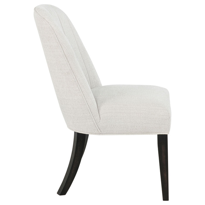 Bangor - Upholstered Dining Side Chair (Set of 2) - Black / Cream