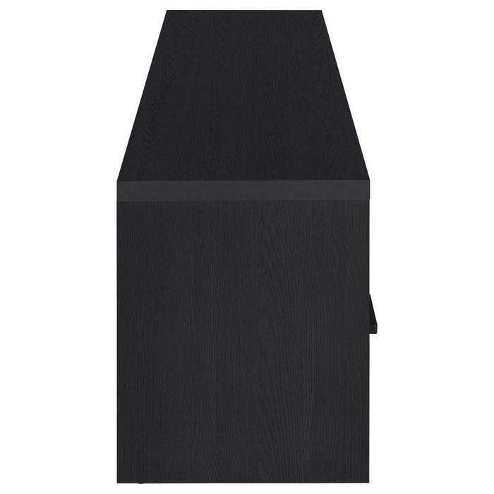 Murray - 70" 2-Door TV Stand Media Console - Black