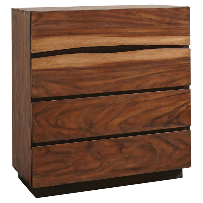 Beverly - 5 Piece Eastern King Bedroom Set - Walnut