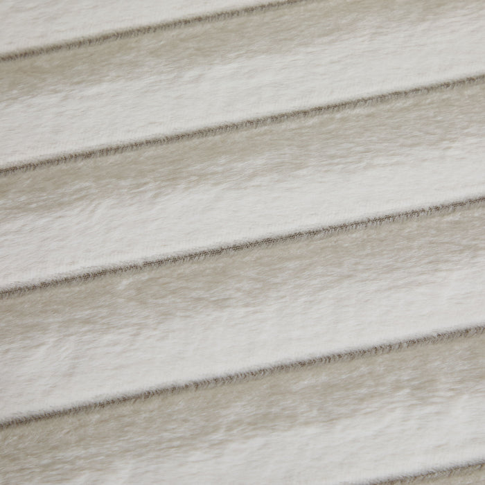 Wide Upholstered Round Pouf Ottoman Foot Rest