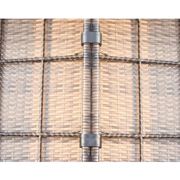 Comfortable Modern Patio Rattan Sectional Set With Cushions