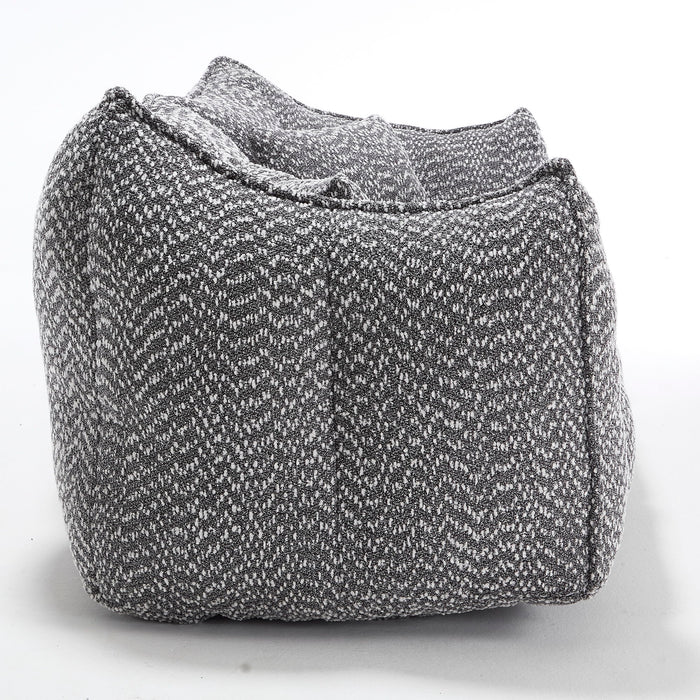 Comfortable Dual Beanbag Chair With High Resilience Foam Core For 2 People