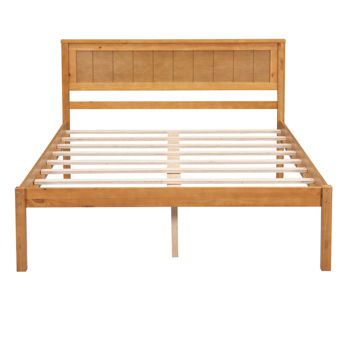 Platform Bed Frame With Headboard