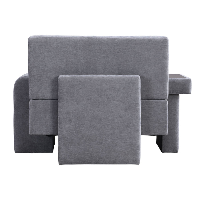 Modern Oversized Armchair With Soft Cushion For Living Room