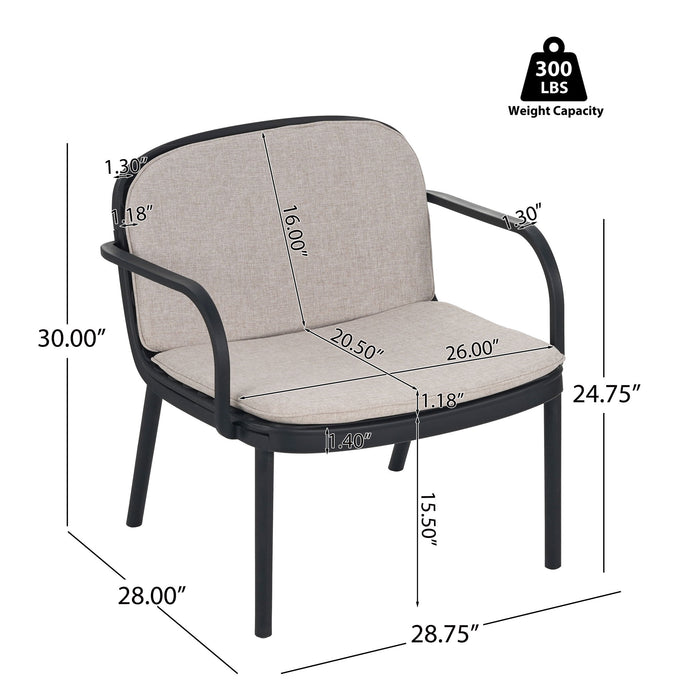 Luna - Outdoor Club Chair (Set of 2)
