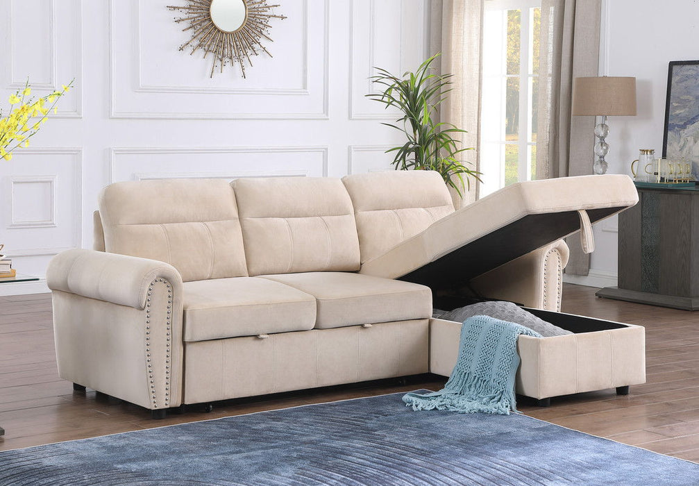 Ashton - Reversible Sleeper Sectional Sofa Chaise