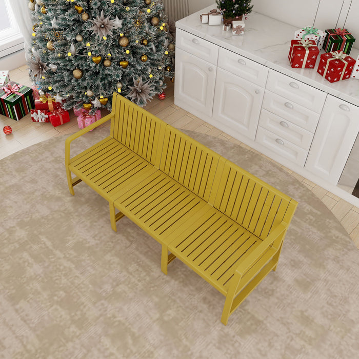 1 Piece Indoor / Outdoor 3 Seater Sofa, UV-Resistant, Waterproof And Durable