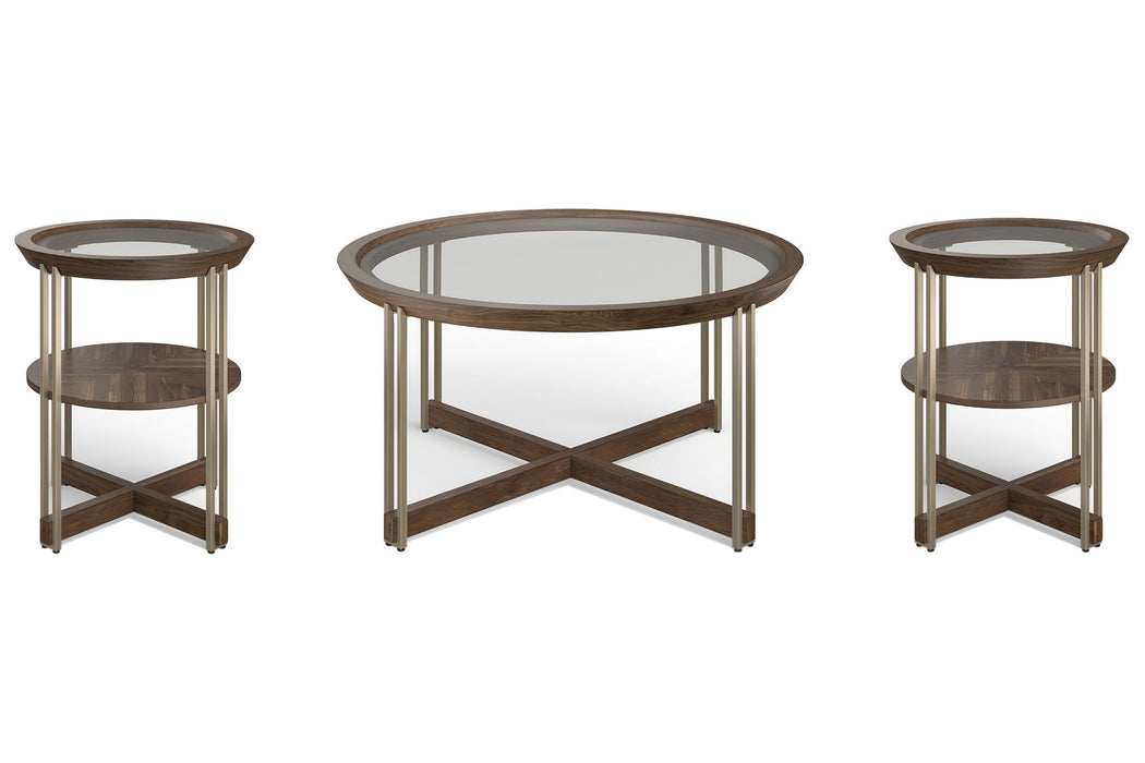 Elora - Round Cocktail Table Set