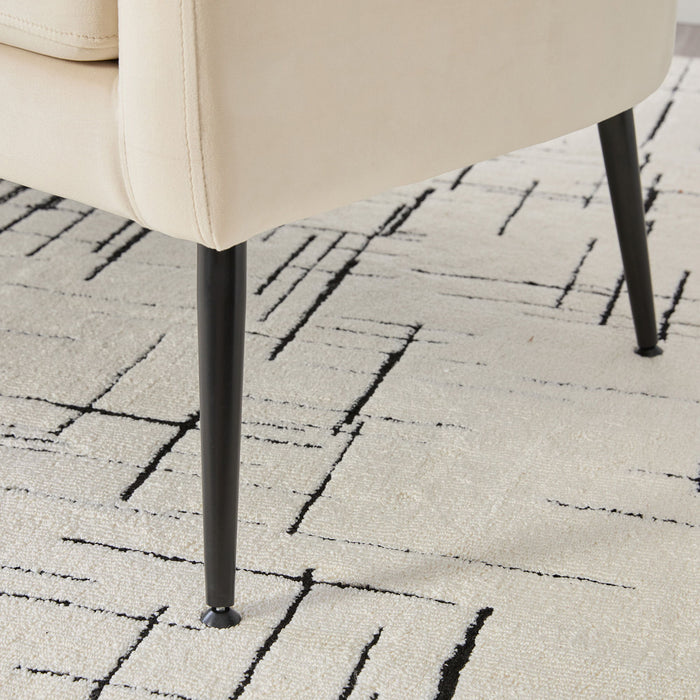 Open Back Loveseat Settee With 3 Pillows