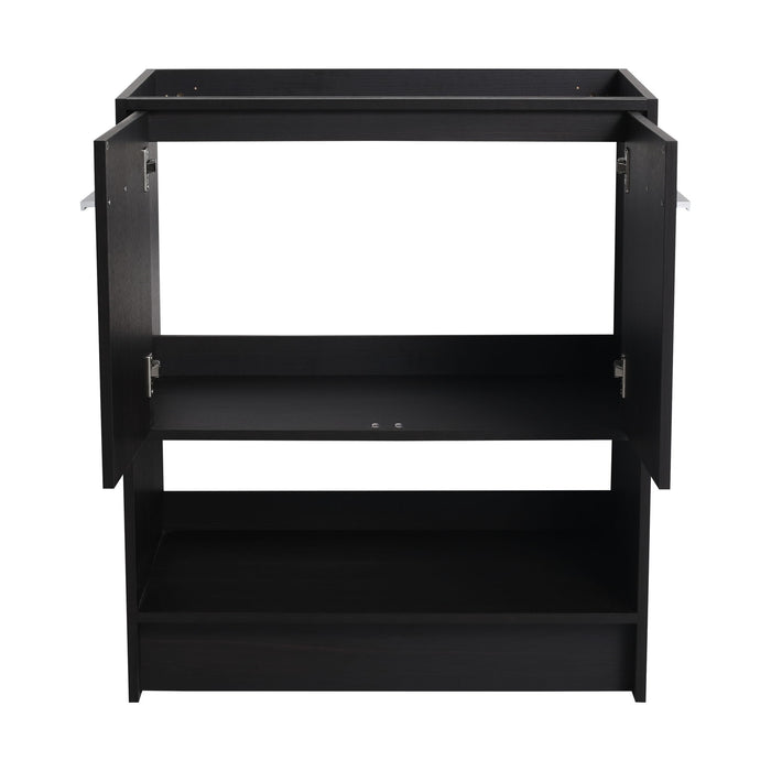 Modern Freestanding Bathroom Vanity With 2 Doors