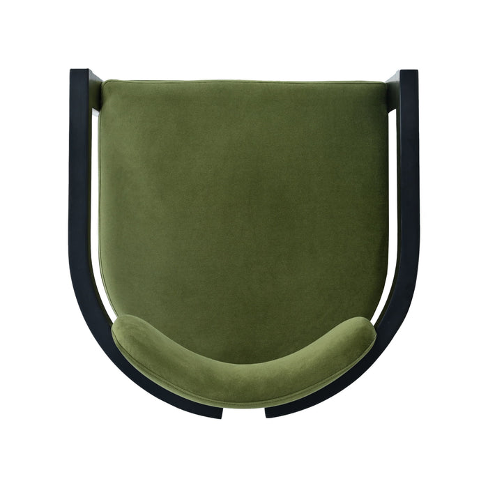 Stylish Indoor Upholstered Wood Dining Chair (Set of 2)