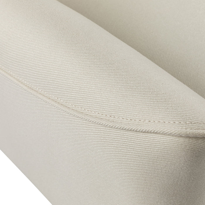 Upholstered Push Recliner Chair With Rubber Wood Legs For Living Room