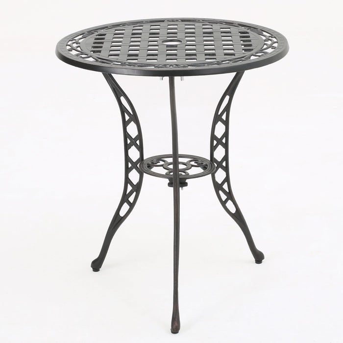 Bono Metal Bistro Set - Black