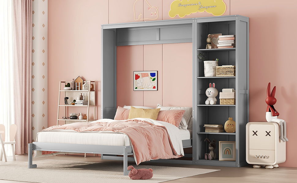 Murphy Wall Bed With Shelves