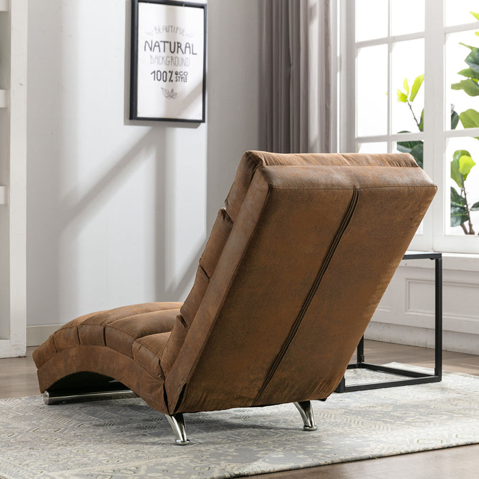 Massage Chaise Lounge Indoor With Remote Control, Ergonomic Electric Massage Lounger