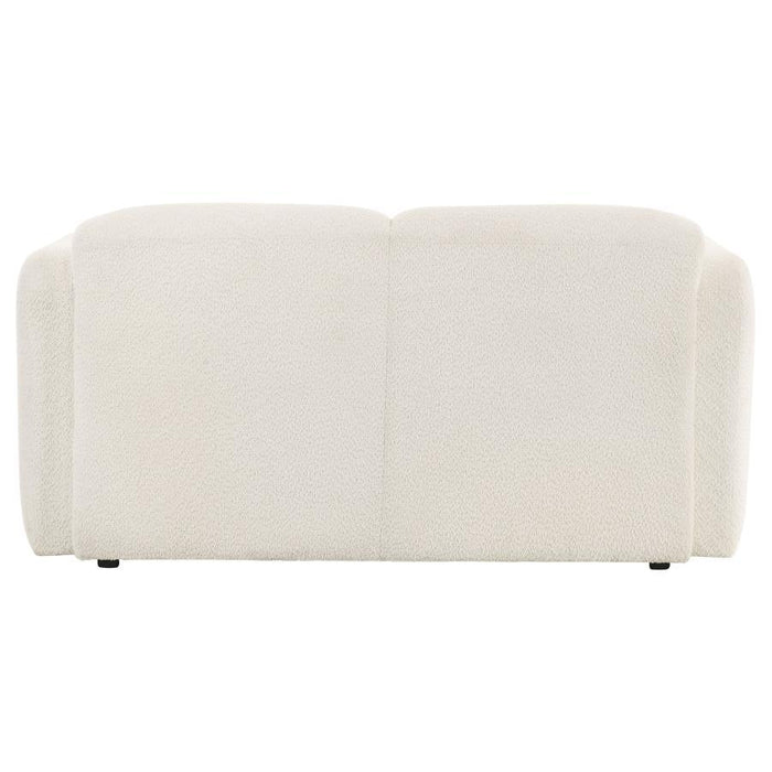 Dorset - Fabric Upholstered Round Track Arm Loveseat