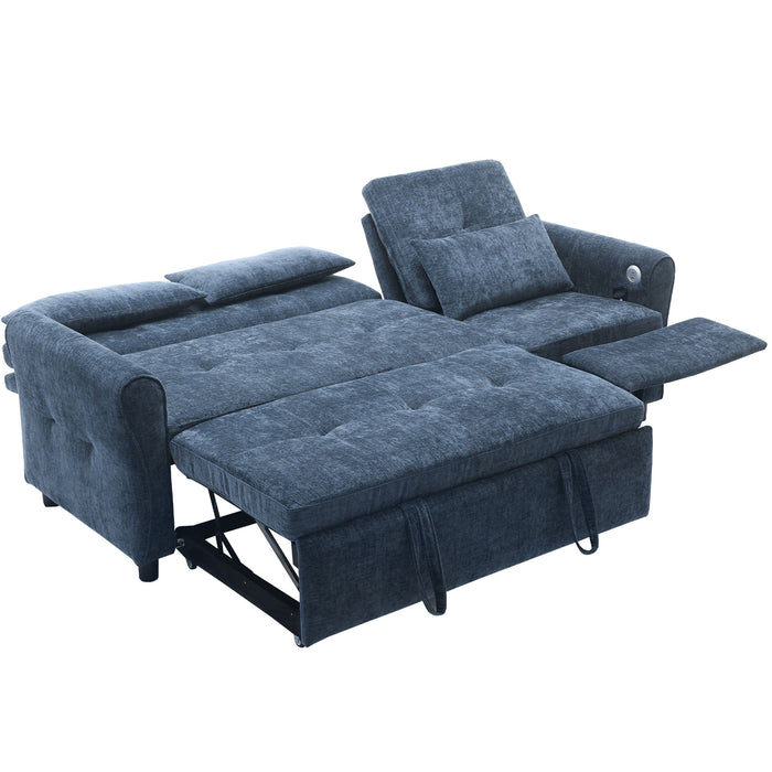 3 Seater Sofa Bed And Reversible Recliner