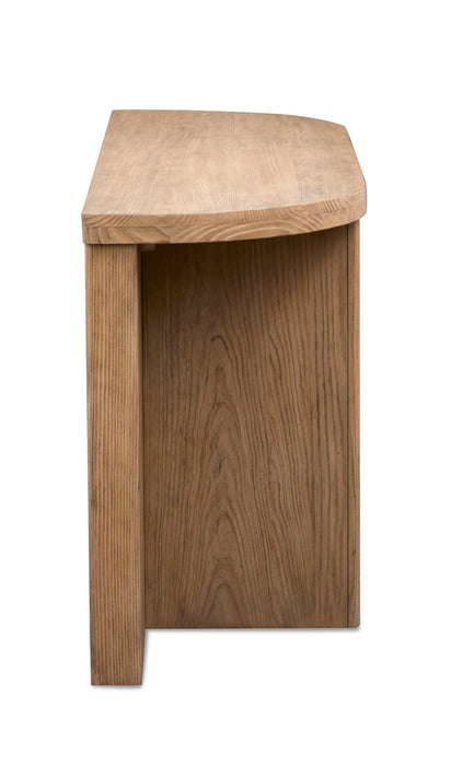 Hayden - Demilune Sofa Table - Golden Oat