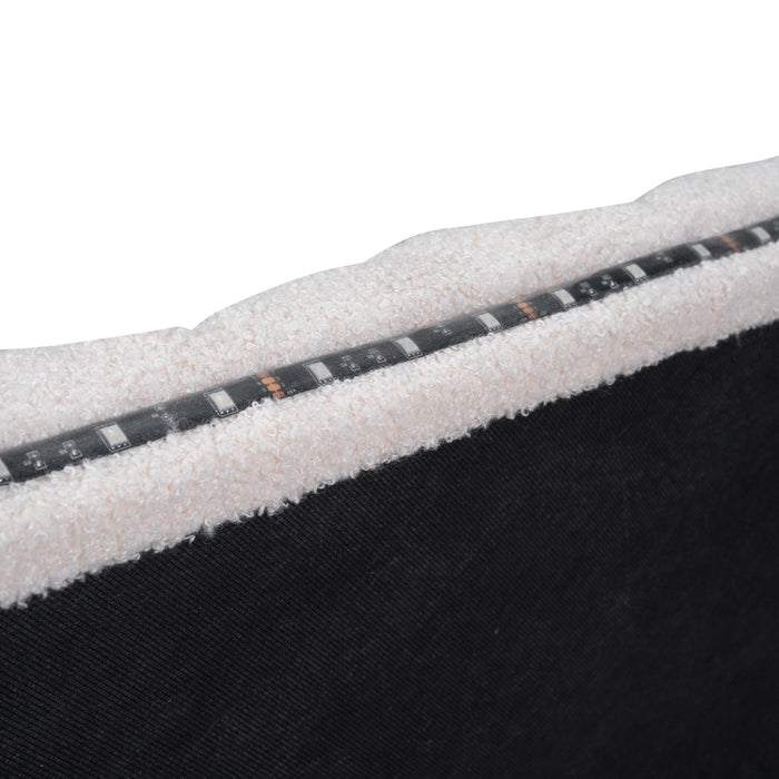 Upholstered Platform Bed With Trundle