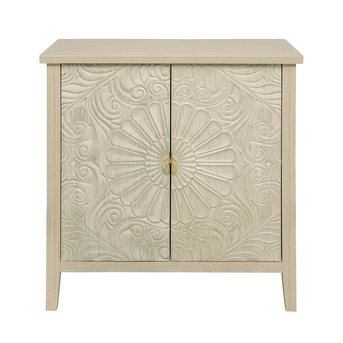 2 Door Cabinet, American Furniture, Suitable For Bedroom, Living Room, Study - Natural