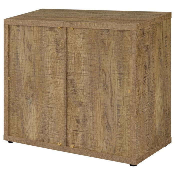 Pepita - 2 Door Engineered Wood Accent Cabinet - Mango Brown