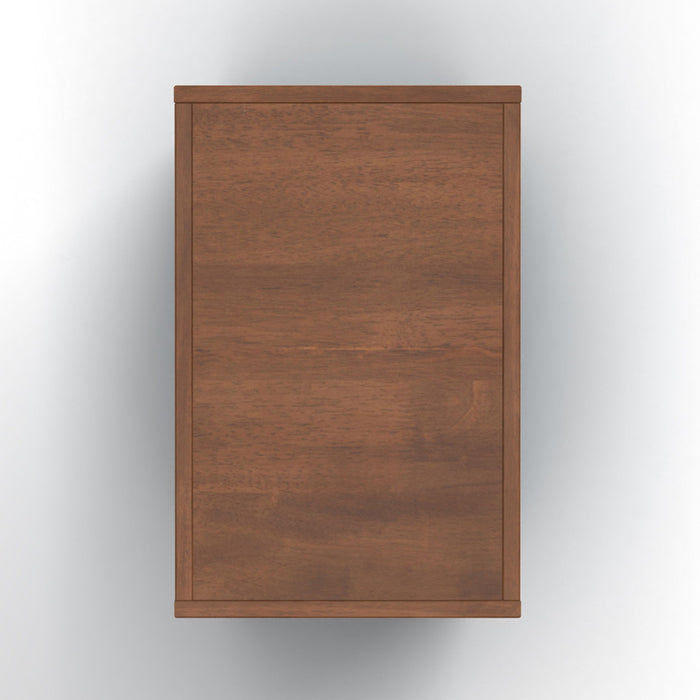 Nantucket - Chairside Table - Blue Denim, Whiskey