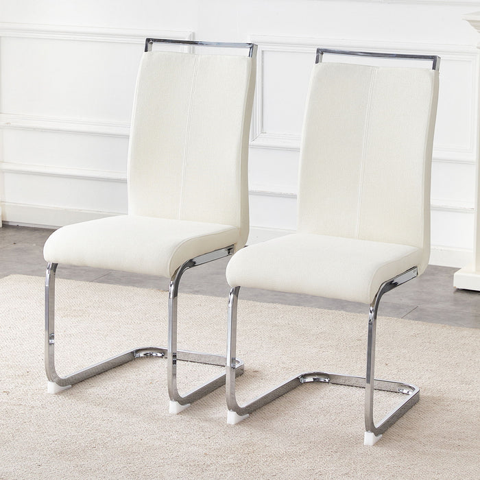 Dining Chairs With Ergonomic Backrest