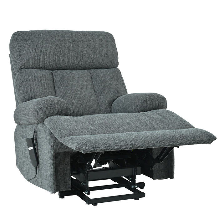 Oversized Power Lift Recliner Chai With Remote Control, Side Pocket, Spacious Seat