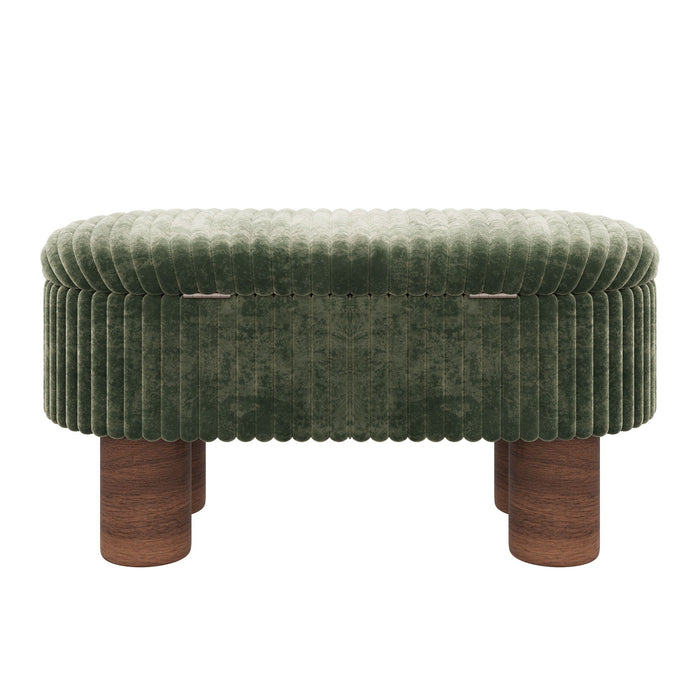 Modern Storage Ottoman Bench For Living Room