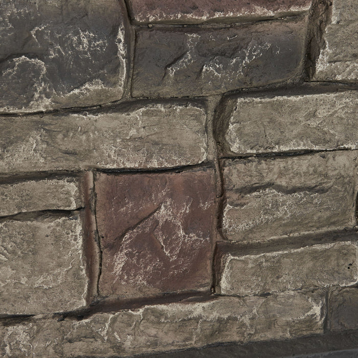 Fire Pit With Lightweight Concrete And Steel Frame