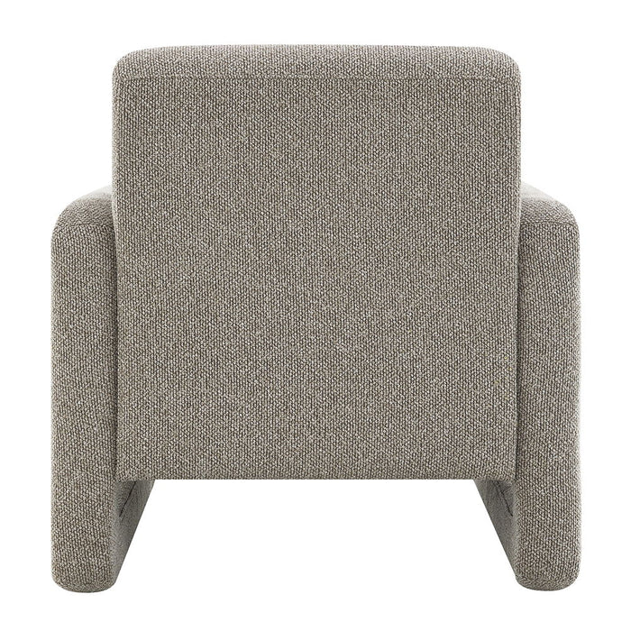Glenda - Accent Chair - Gray Chenille