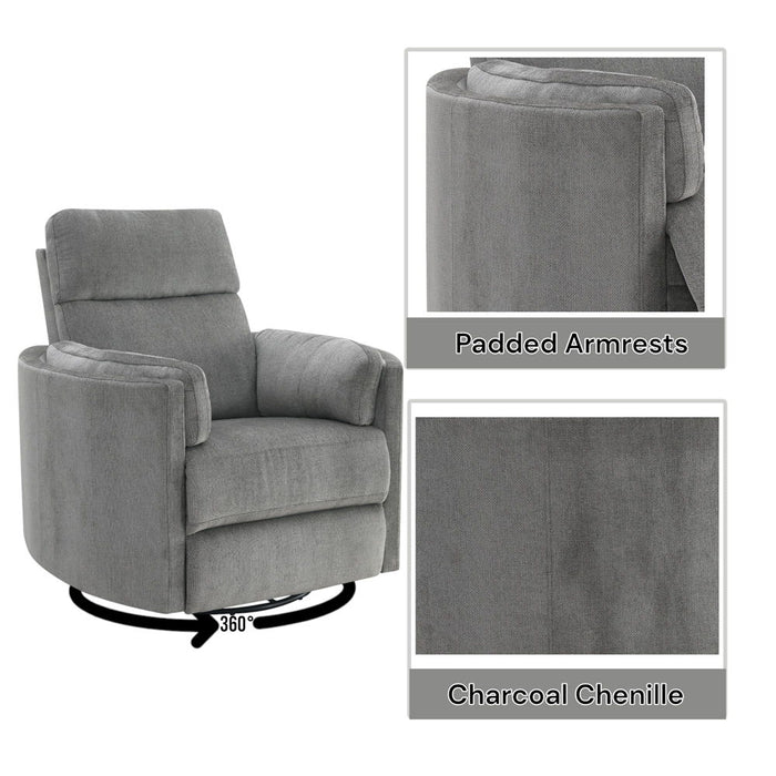 Sagen - Recliner With Swivel & Glider