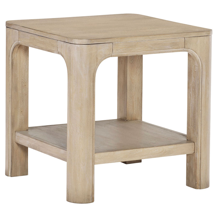 Solano 3-piece Square Coffee Table Set Weathered Mango