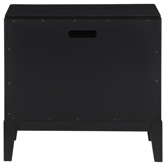 Brookmead - 2-Drawer Nightstand - Black
