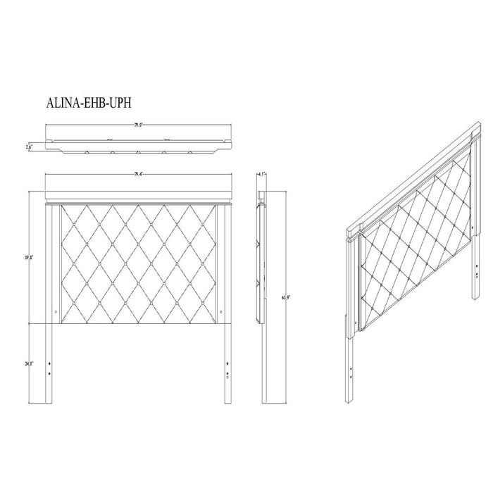 Adalid - Contemporary Bed With LED Lights