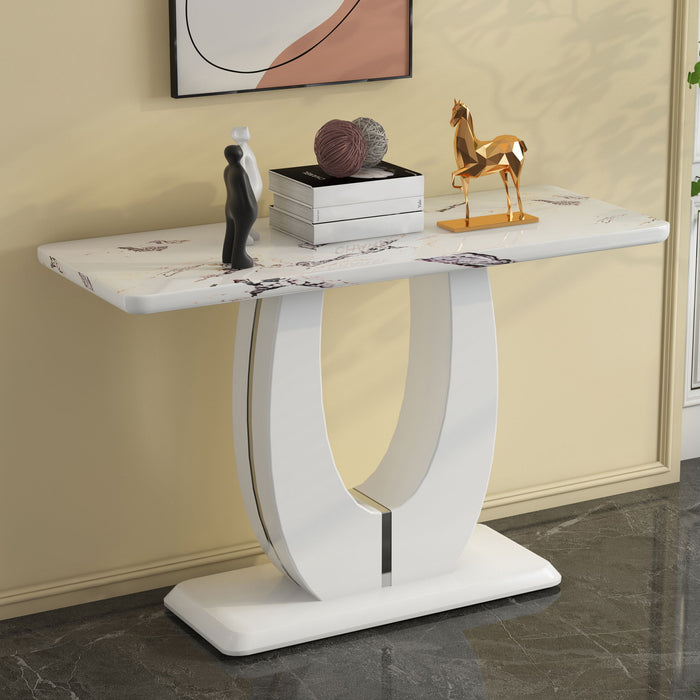 Modern Minimalist Rectangular Counter Bar Table