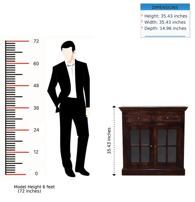 Cabinet With Glazed Doors