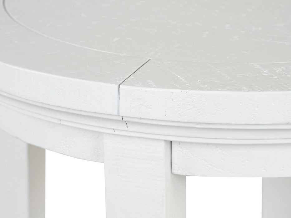 Heron Cove - Round Accent End Table - Chalk White