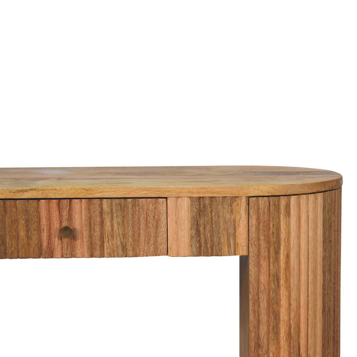 Soba - Straight Console Table - Oak