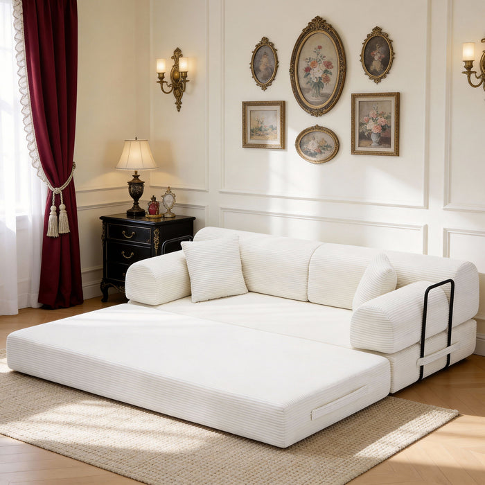 Convertible Sleeper Sofa Bed For Living Room