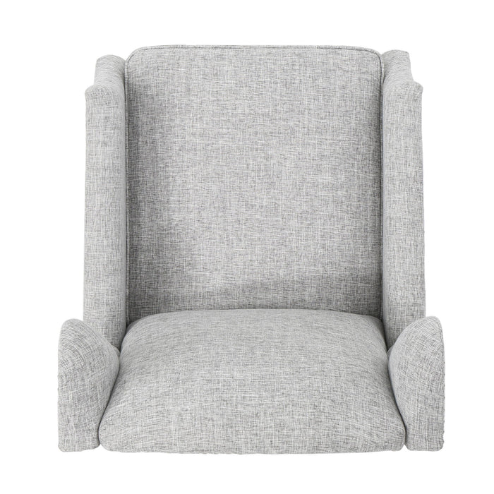Westeros Wing Back Fabric Upholstered Recliner