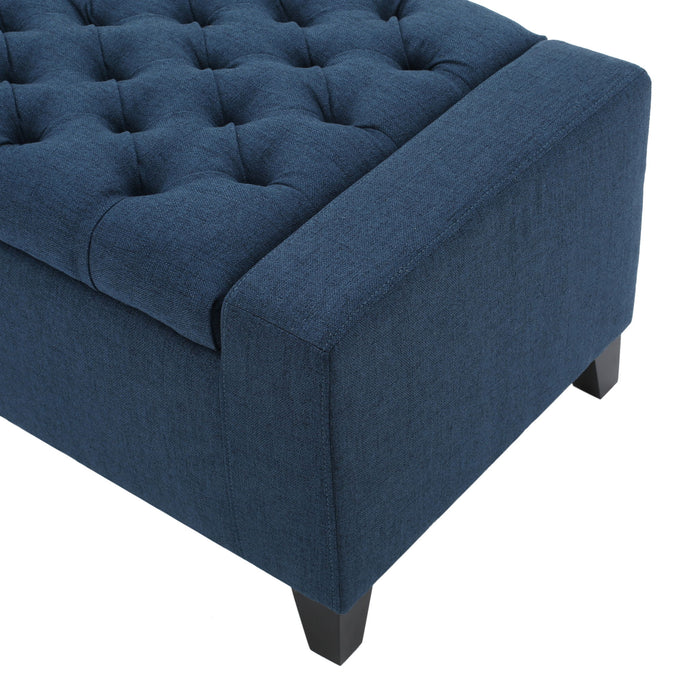 Guernsey - Ottoman Storage With Tufted Top