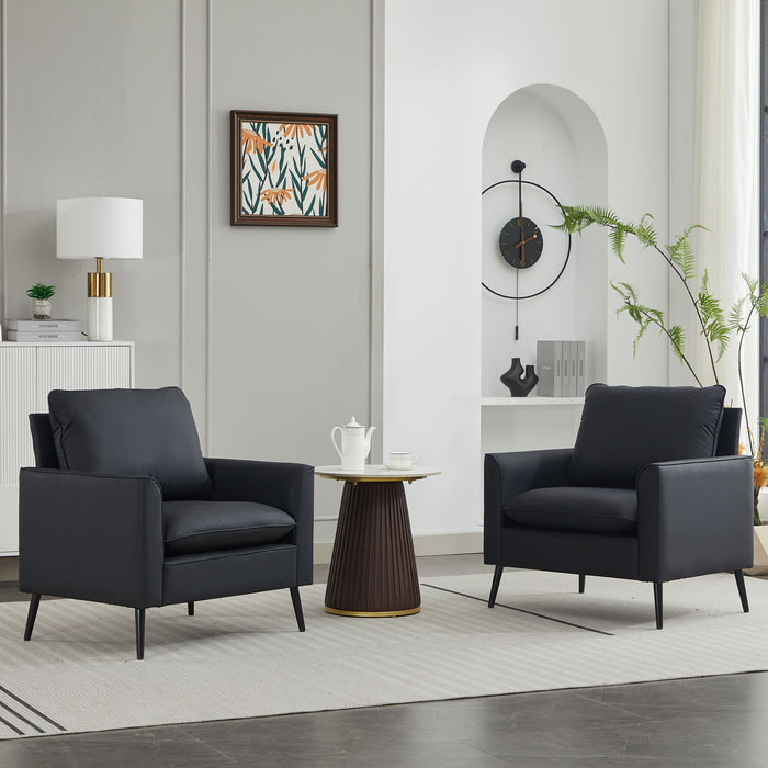 Nordic Retro Light Luxury Upholstered Sofa Chair