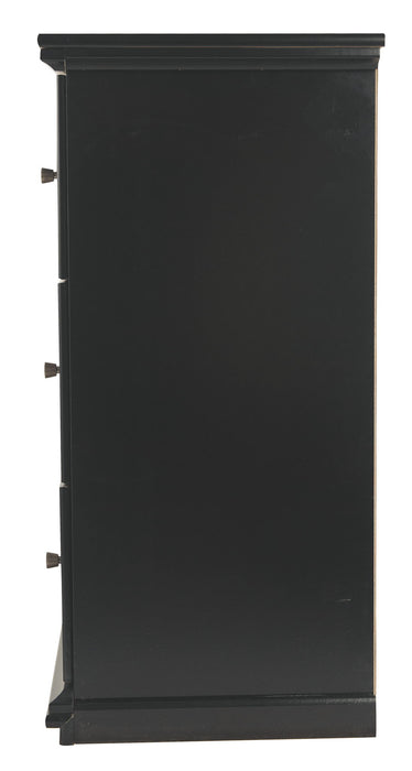 Maribel - Six Drawer Dresser - Black