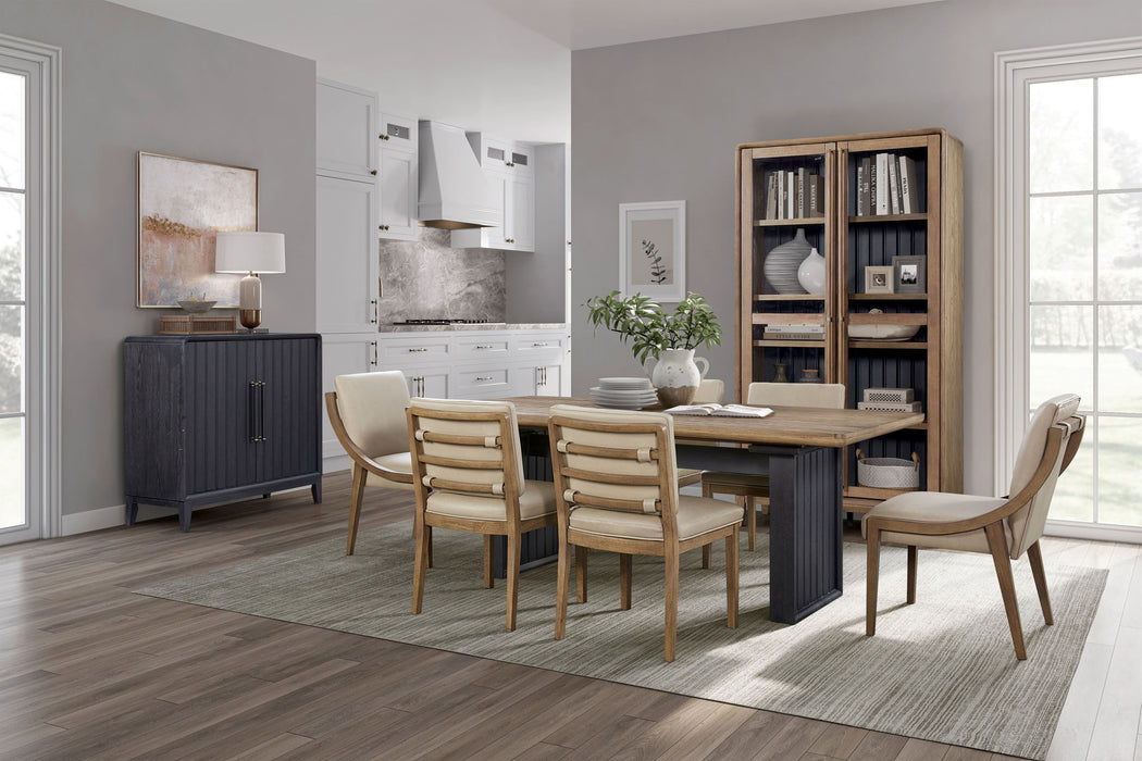 Ample Storage Bar Cabinet - Peppercorn