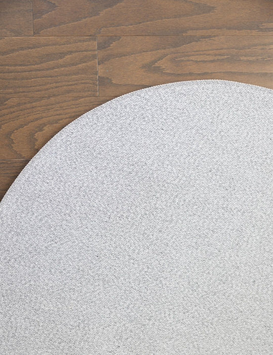 Rabbit - 41" X 41" Washable Non - Slip Round Rug - Ivory / Gold