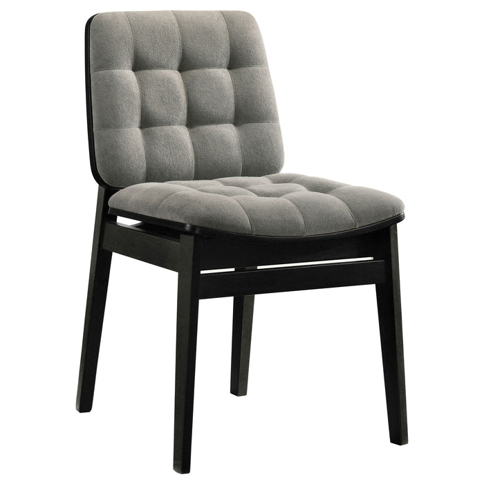 Strouse 5-piece Dining Set Grey and Black