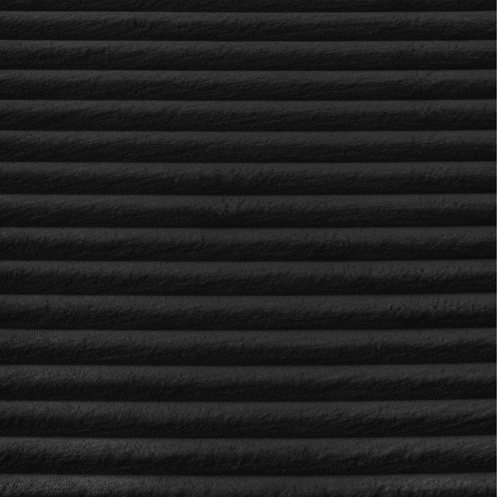 Modular Corduroy Sectional With Arched Armrests, Includes 3 Back Cushions & 2 Throw Pillows