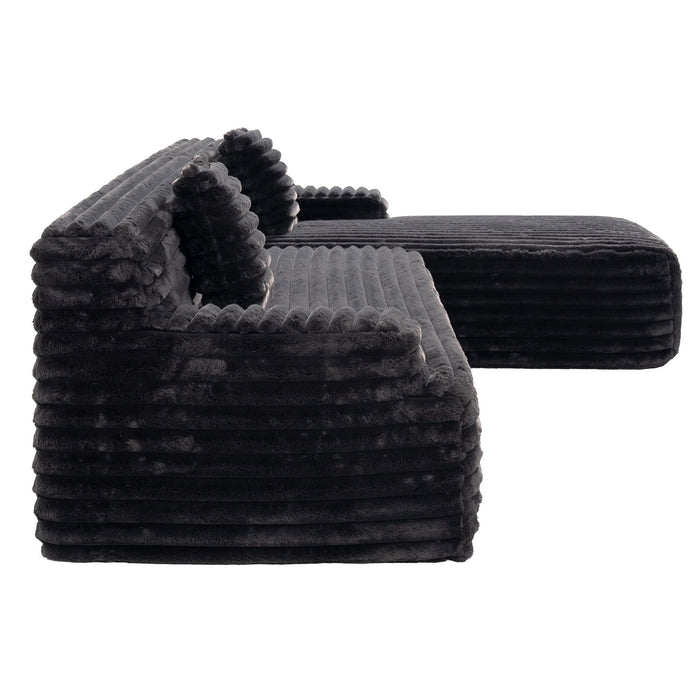 Cloud Sectional Sofa Upholstered Couch Free Combined Sofa